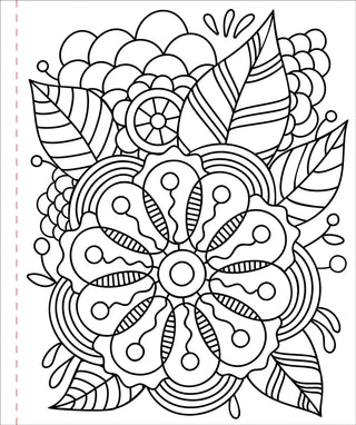Large Print Coloring Book -  Color Me Calm