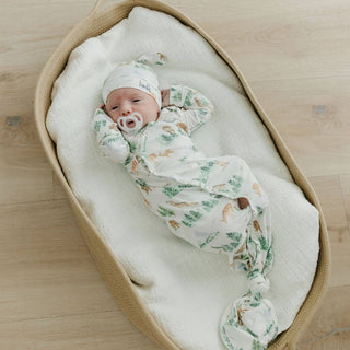 Grayson Woodland Newborn Knotted Gown