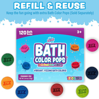Tub Works Bath Color Brush Kids Bath Bomb Set
