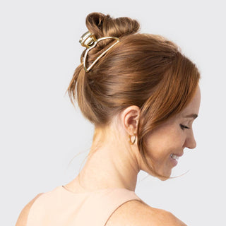 Kitsch Open Shape Claw Clip – Gold