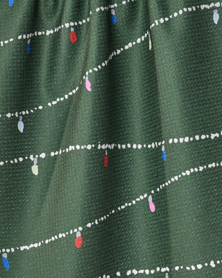 Geometry Garland Glow Tea Towel