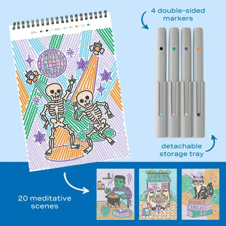 Lifelines FlowArt Dot-By-Letter Pad - Spooky Season