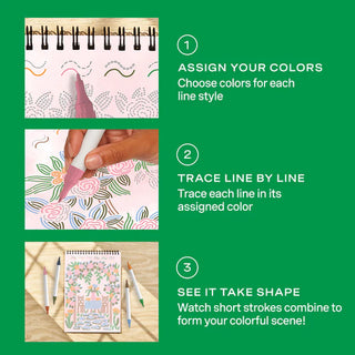 FlowArt: Trace-By-Line Brunch In Bloom