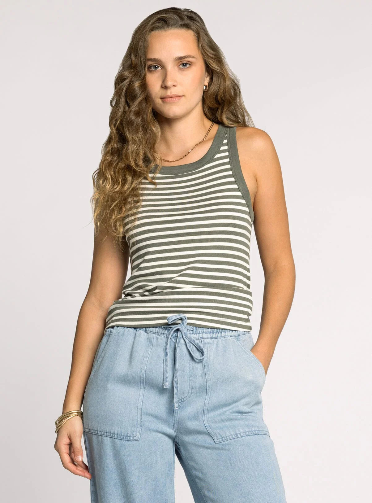 Clarence Striped Tank Top