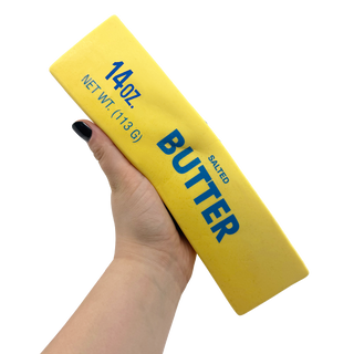 FUN DOH jumbo butter squishy slow-rise stress relief sensory fidget toy shaped like a stick of butter