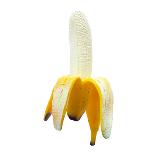 FUN DOH realistic squishy banana stress relief toy with soft slow-rise sensory foam
