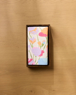 Geometry Sunlit Garden reusable not paper towels with colorful floral print for eco-friendly kitchen cleaning