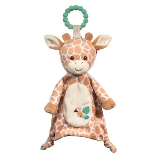 Georgie the Giraffe baby teether plush by Douglas Baby with silicone teething ring