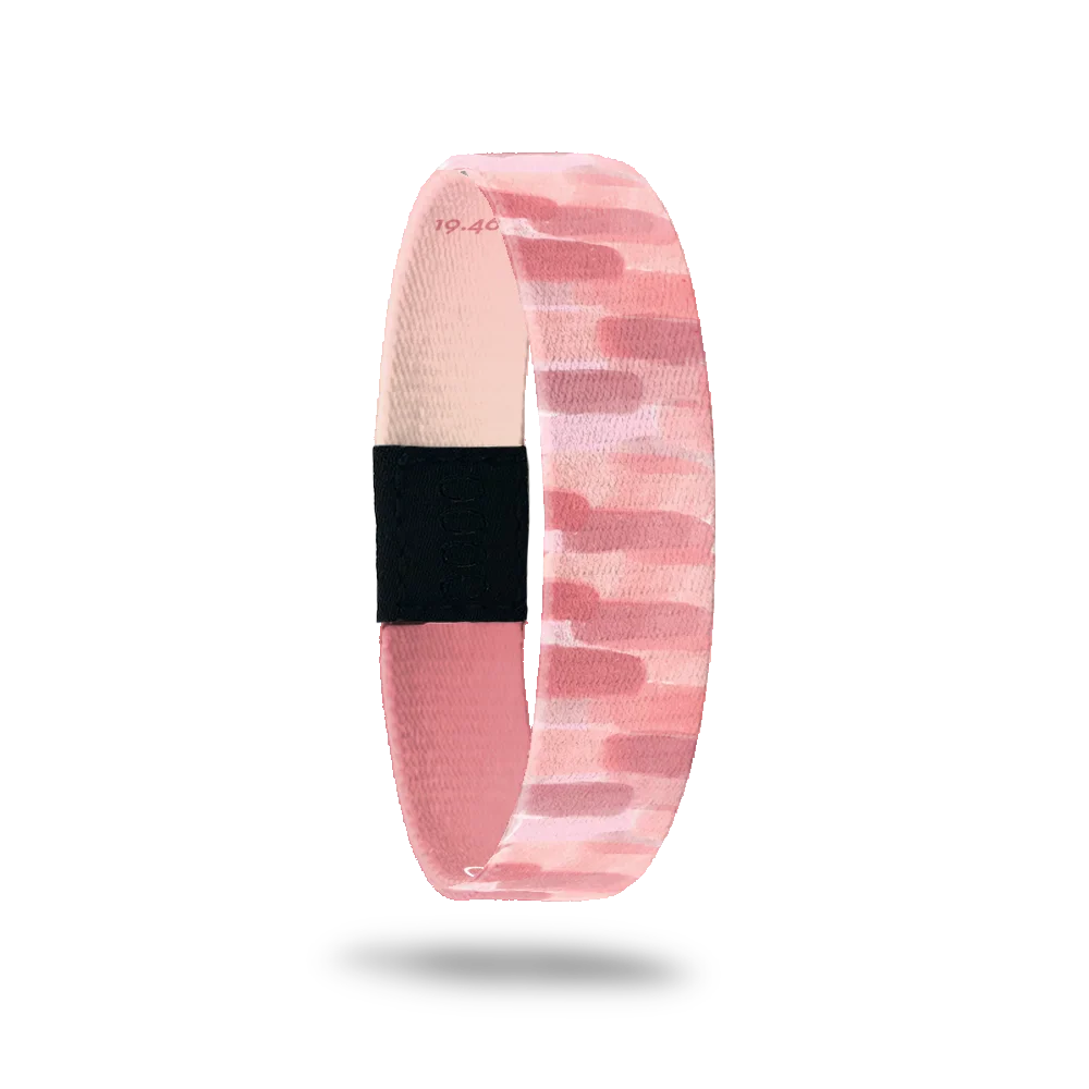 Pink God Is Within Her Bible verse bracelet inspired by Psalm 46:5 with interactive faith-based scripture experience