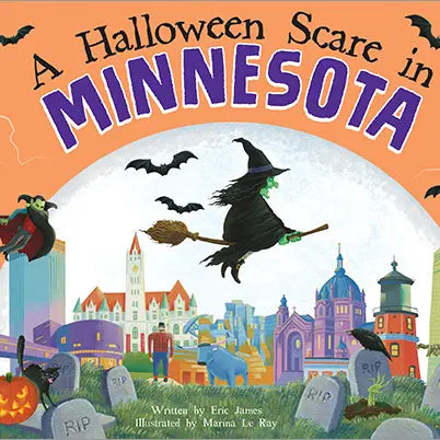 Halloween Scare in Minnesota Hard Cover Book