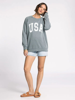 USA Women's Patriotic Graphic Sweatshirt