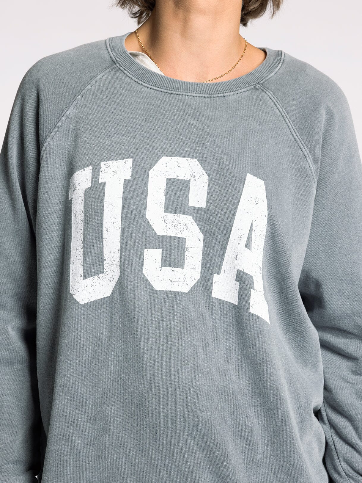 USA Women's Patriotic Graphic Sweatshirt