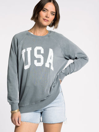 USA Women's Patriotic Graphic Sweatshirt