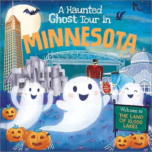 Haunted Ghost Tour in Minnesota Hard Cover Book