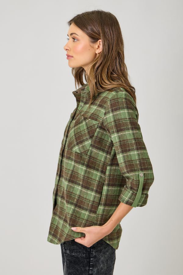 Plaid Shirt Jacket