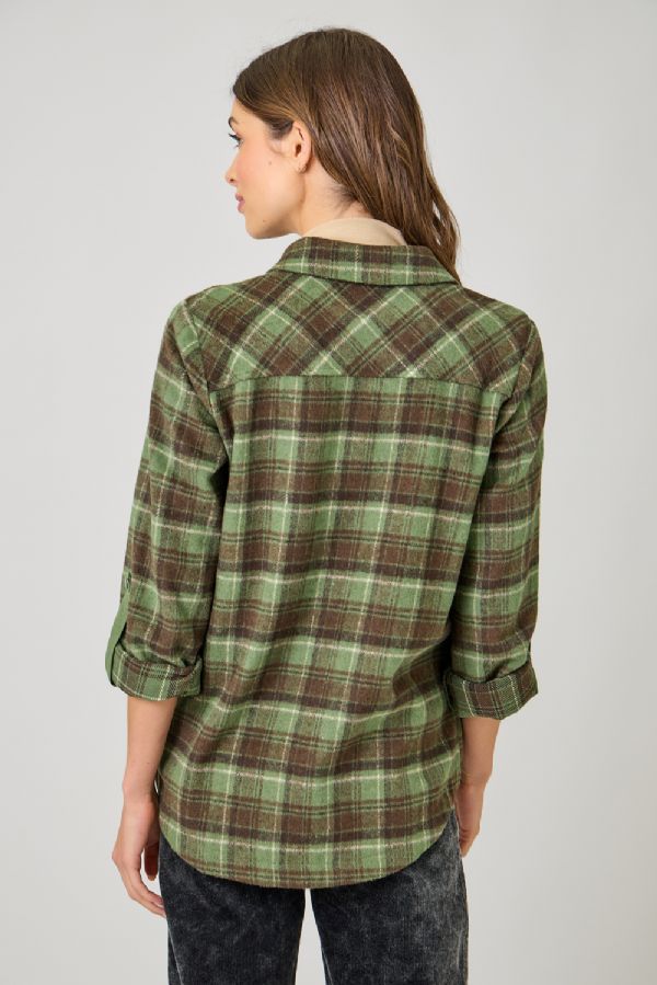 Plaid Shirt Jacket