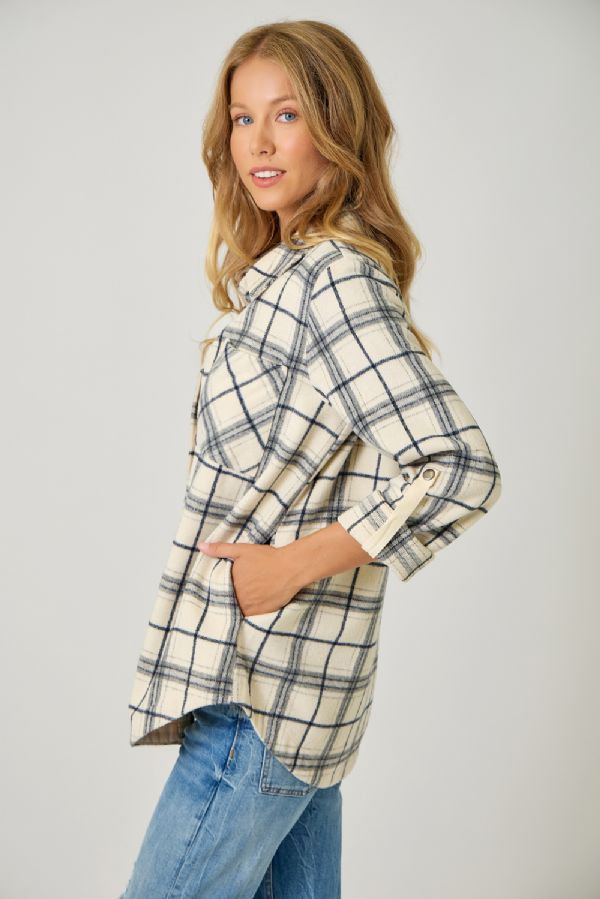 Plaid Shirt Jacket