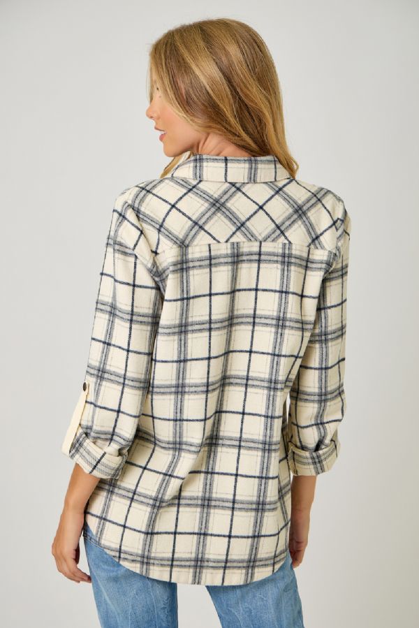 Plaid Shirt Jacket