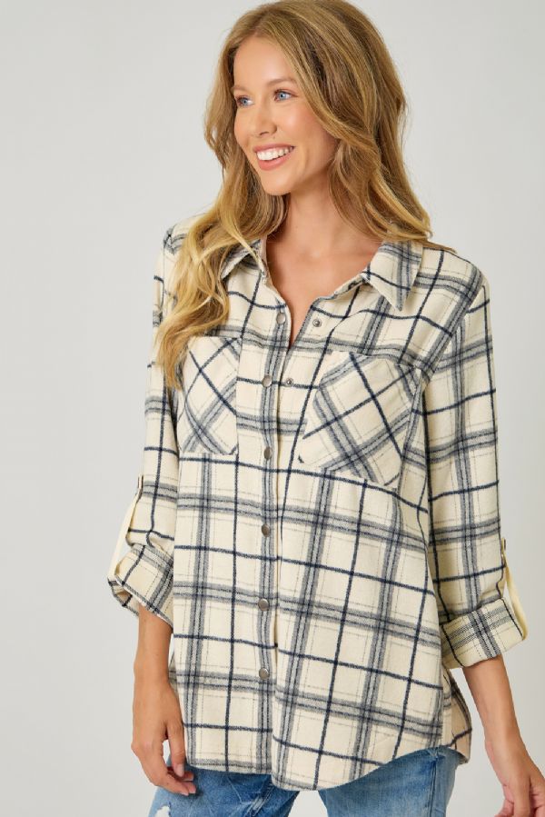Plaid Shirt Jacket