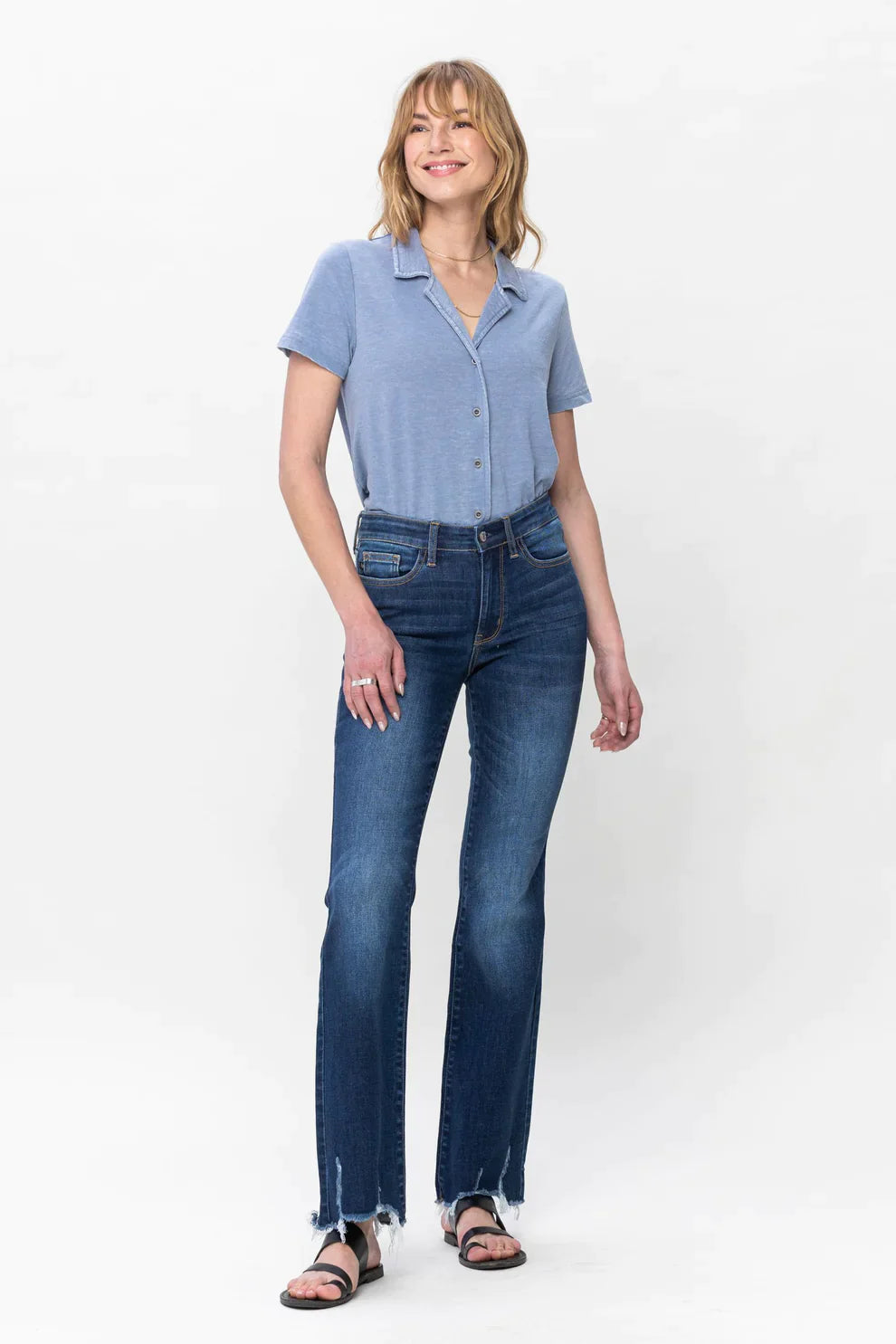 Judy Blue Dark Wash Bootcut Denim Jeans Plus Size