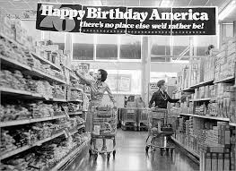 Vintage Happy Birthday America Birthday Card