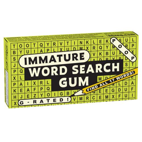 Immature Word Search Gum