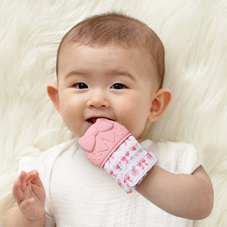 Itzy Ritzy Silicone Teething Mitt - Bow