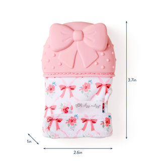 Itzy Ritzy Silicone Teething Mitt - Bow