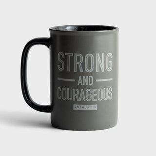 Strong & Courageous Ceramic Mug