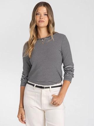 Jess Top | Women's Crew Neck Long Sleeve Top