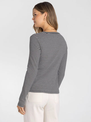 Jess Top | Women's Crew Neck Long Sleeve Top