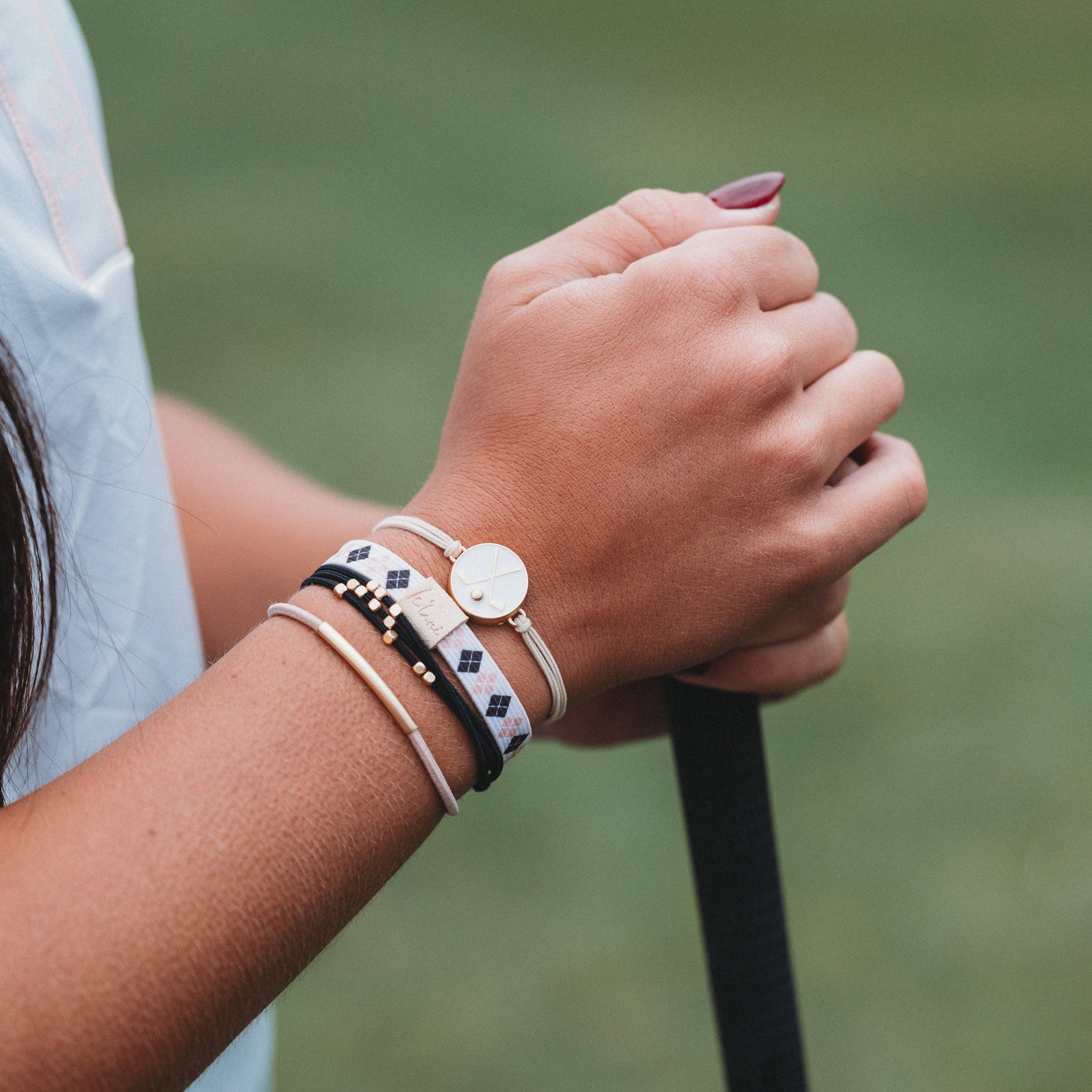 K’lani Drive Hair Tie Bracelet Set with Golf Ball Marker