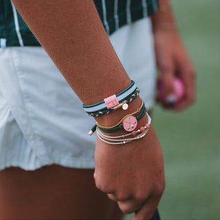 K’lani Tee Time Hair Tie Bracelet Set with Golf Ball Marker