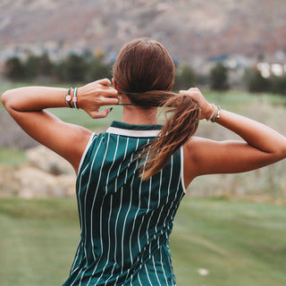 K’lani Tee Time Hair Tie Bracelet Set with Golf Ball Marker