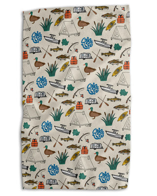 Lake Life Work-Harder Kitchen Towel