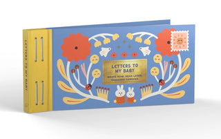 Letters to My Baby keepsake letter book by Chronicle Books — a heartfelt baby shower gift for new parents with 12 letter templates to seal and save for their child

