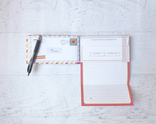Letters to My Daughter keepsake book featuring 12 prompted letters and sealing stickers for creating a personalized memory gift