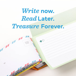 Letters to My Sister keepsake book featuring 12 prompted letters and sealing stickers for creating a personalized gift