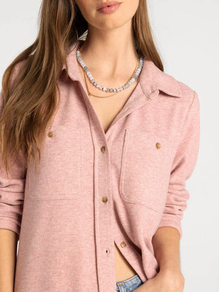 Lewis Button-Front Shirt | Relaxed Long Sleeve Top