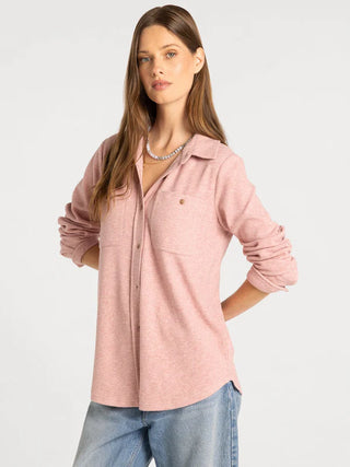Lewis Button-Front Shirt | Relaxed Long Sleeve Top