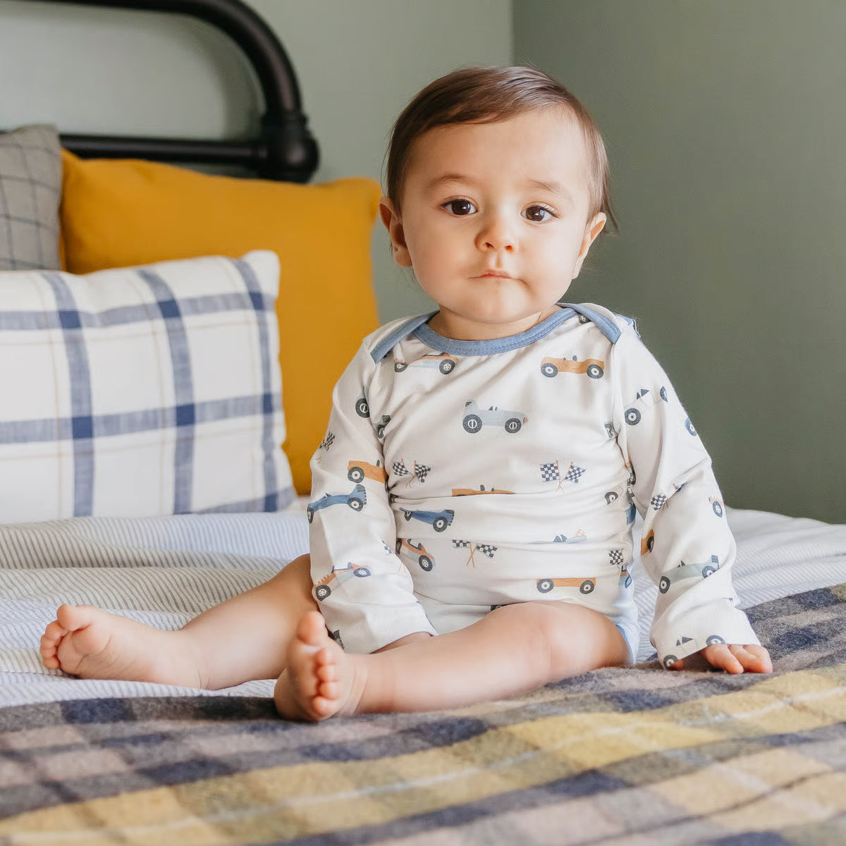 Speedster Copper Pearl Long Sleeve Bodysuit