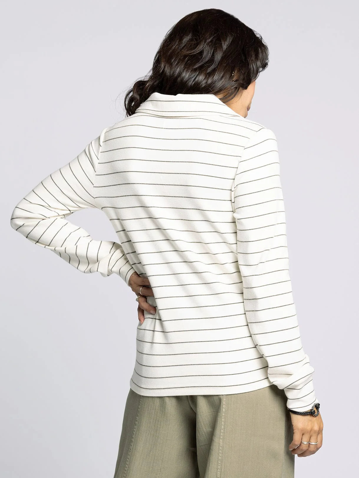 Lucy Collared Half Button Front Top