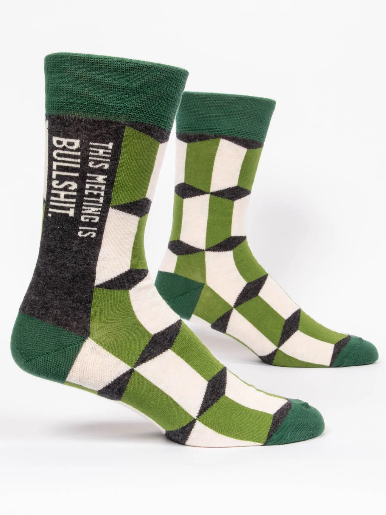 Meeting Is Bullsh*t Men's Crew Socks