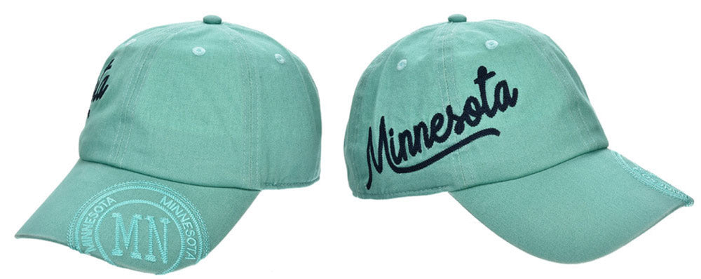 Minnesota Seafoam Side Script Baseball Cap