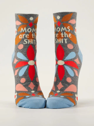 "Moms Are The Sh*t" funny ankle socks by Blue Q — a cheeky, hilarious Mother's Day gift for
