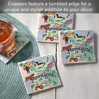 Minnesota Coasters Set of 4