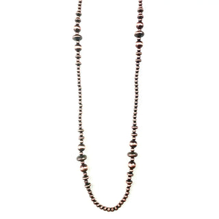 Mixed Faux Navajo Pearl X-Long Necklace FINAL SALE