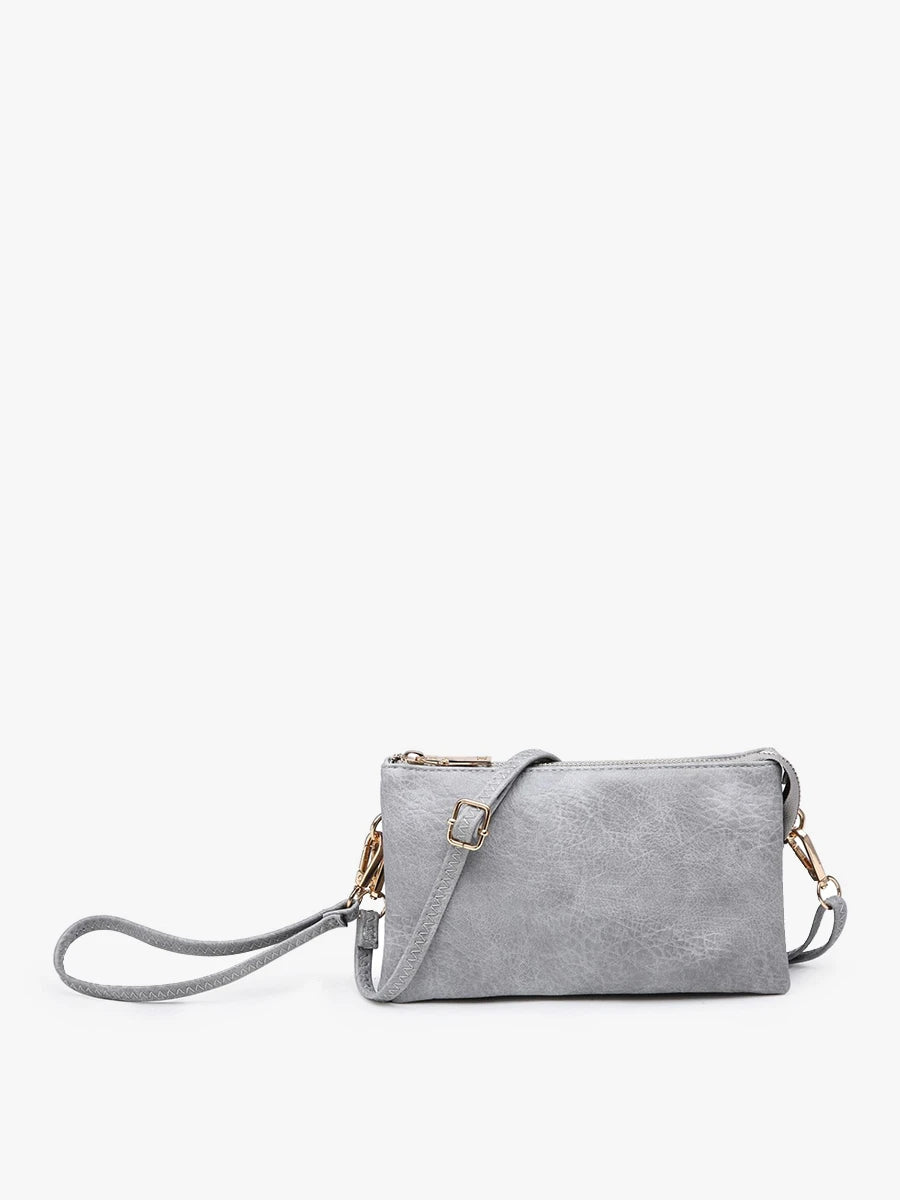 Riley Crossbody Wristlet – 3 Compartment Handbag