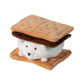 Douglas S’more Bear plush stuffed animal designed like a campfire s’more with graham crackers and chocolate