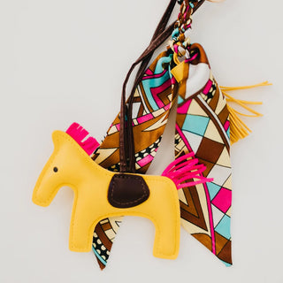 Secretariat Bag Charm - Yellow